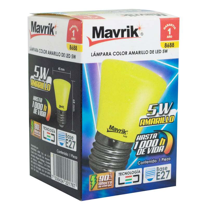 FOCO ADIR LED 5W AMARILLO