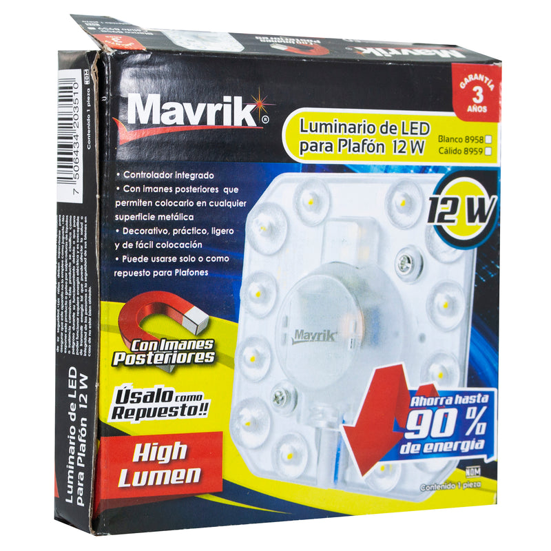 Repuesto mavrik led 12w para plafón