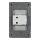 Placa HUH Oxford 1 apagador sencillo - La nueva eléctrica