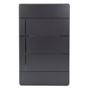 Placa HUH Oxford 3 apagadores escalera - La nueva eléctrica