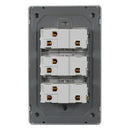 Placa HUH Oxford 3 apagadores escalera - La nueva eléctrica