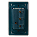 Placa HUH aluminio 3 apagadores sencillos - La nueva eléctrica