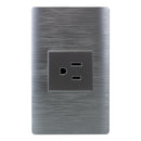 Placa HUH aluminio 1 contacto - La nueva eléctrica