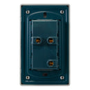 Placa huh aluminio contacto duplex - La nueva eléctrica