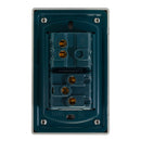 Placa huh aluminio 1 apagador y contacto - La nueva eléctrica