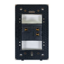 Placa Lucek con 1 apagador escalera blanco - La nueva eléctrica