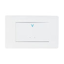 Placa Lucek con 1 apagador escalera blanco - La nueva eléctrica