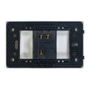 Placa Lucek con 1 apagador escalera blanco - La nueva eléctrica