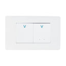 Placa Lucek con apagador sencillo y escalera blanco - La nueva eléctrica