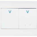 Placa Lucek con apagador sencillo y escalera blanco - La nueva eléctrica