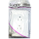 Placa lucek duplex blanco - La nueva eléctrica