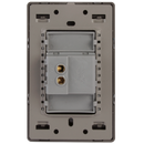 Placa Lucek metal 1 apagador escalera anonizado - La nueva eléctrica