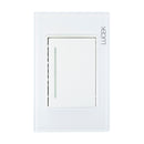 Placa Lucek colors apagador sencillo blanco - La nueva eléctrica