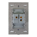 Placa Lucek crystal apagador escalera blanco/blanco - La nueva eléctrica