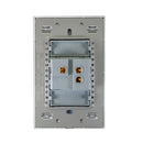 Placa Lucek crystal apagador escalera negro/negro - La nueva eléctrica