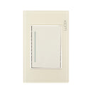 Placa Lucek colors apagador escalera hueso - La nueva eléctrica