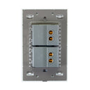 Placa Lucek colors c/2 apagadores sencillos blanco - La nueva eléctrica