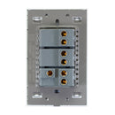 Placa Lucek metal 2 apagadores sencillo 1 apagador escalera anonizado - La nueva eléctrica