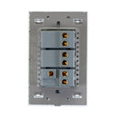 Placa Lucek colors c/2 apagadores sencillos y escalera blanco - La nueva eléctrica