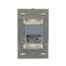 Placa Lucek colors contacto y 2 USB hueso - La nueva eléctrica