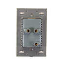 Placa lucek crystal contacto duplex dorado/marfil - La nueva eléctrica