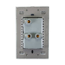 Placa lucek contacto duplex cristal espejo negro - La nueva eléctrica