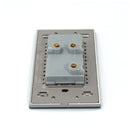 Placa lucek crystal contacto duplex negro/negro - La nueva eléctrica