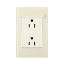 Placa Lucek colors contacto duplex hueso - La nueva eléctrica