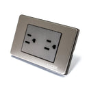 Placa lucek metal contacto duplex anonizado - La nueva eléctrica