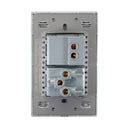 Placa Lucek 1 apagador sencillo y 1 contacto de 15 módulos - La nueva eléctrica