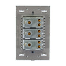 Placa Lucek Colors c/3 contactos blanco - La nueva eléctrica