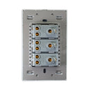 Placa Lucek Colors c/3 contactos negro - La nueva eléctrica