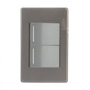 Placa Lucek Metálica con 2 apagadores de escalera 1.5 módulo - La nueva eléctrica