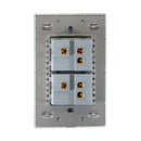 Placa Lucek Metálica con 2 apagadores de escalera 1.5 módulo - La nueva eléctrica