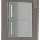 Placa Lucek Metálica con 2 apagadores de escalera 1.5 módulo - La nueva eléctrica