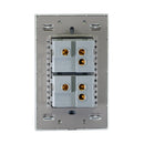 Placa Lucek Colors c/2 apagadores escalera negro - La nueva eléctrica