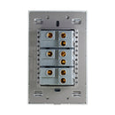 Placa Lucek 3 apagadores escalera de 1 módulo cristal espejo - La nueva eléctrica