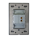 Placa Lucek Metal botón timbre plata - La nueva eléctrica