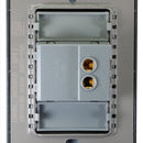 Placa Lucek Metal botón timbre plata - La nueva eléctrica