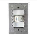 Placa Lucek Metálica anodizado jack RJ45 - La nueva eléctrica