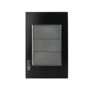 Placa Lucek Colors ciega negro - La nueva eléctrica