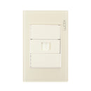 Placa Lucek Colors jack RJ45 hueso - La nueva eléctrica