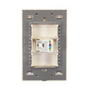 Placa Lucek Colors jack RJ45 hueso - La nueva eléctrica