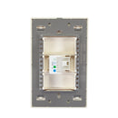 Placa Lucek Colors toma telefónica hueso - La nueva eléctrica