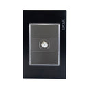 Placa Lucek Colors toma coaxial negro - La nueva eléctrica