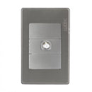 Placa Lucek Metálica módulo TV plata - La nueva eléctrica