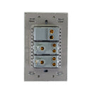 Placa Lucek 1 apagador sencillo y 2 contactos de 1 módulo cristal espejo - La nueva eléctrica