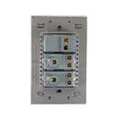 Placa Lucek Colors apagador sencillo y 2 contactos negro - La nueva eléctrica