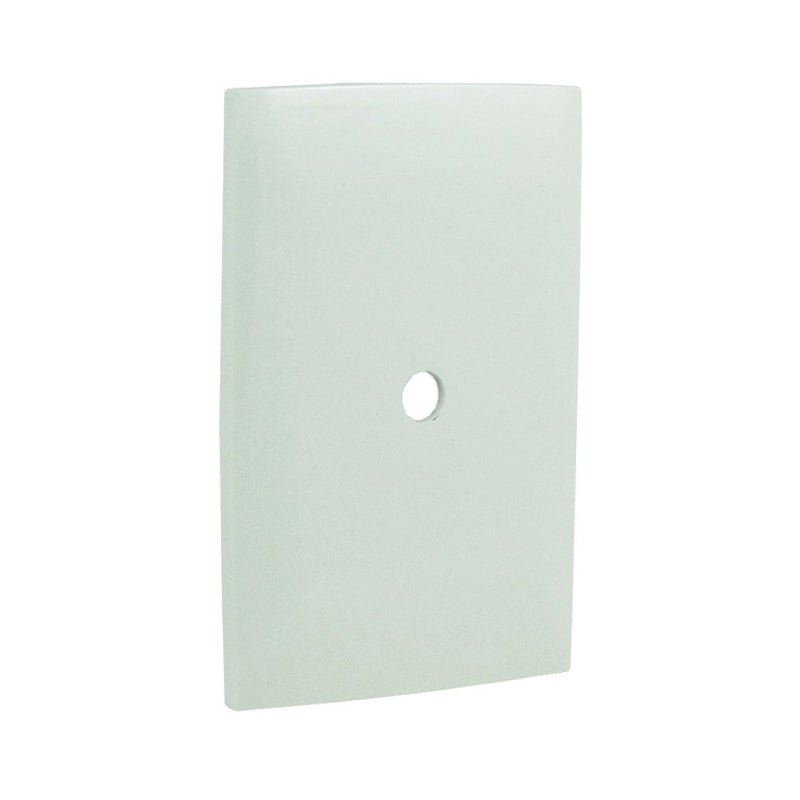 Placa Leviton cien pasacable blanca