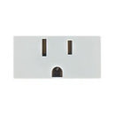 Contacto Leviton Cien sencillo con tierra blanco - La nueva eléctrica